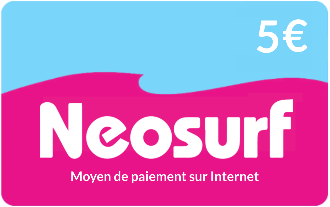 Top up Neosurf  €10.00