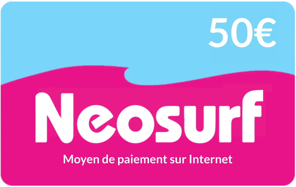 Top up Neosurf  €50.00